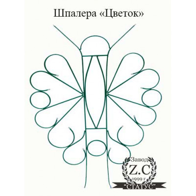 Шпалера "Цветок"